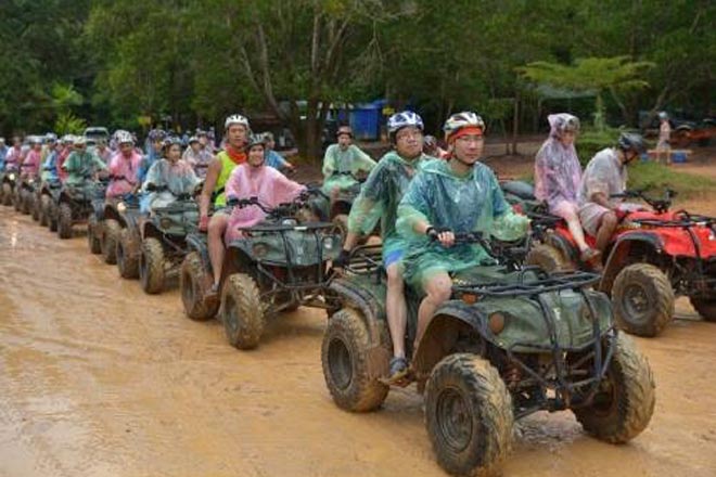 ATV Bike + Flying Hanuman